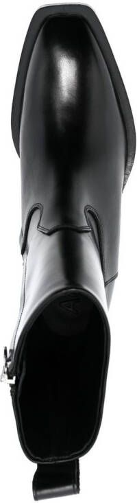Aeyde tapered-heel ankle boots Black
