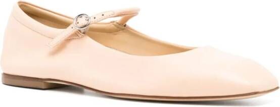 Aeyde Uma square-toe ballerina shoes Pink