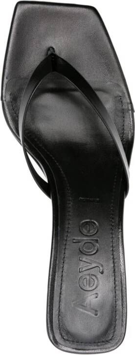 Aeyde Wilma 55mm leather mules Black