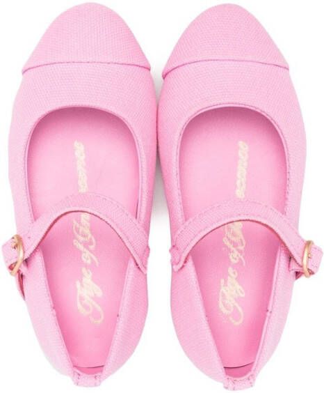 Age of Innocence Bebe side buckle-fastening ballerina shoes Pink