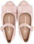 Age of Innocence bow-detail leather ballerina shoes Pink - Thumbnail 3
