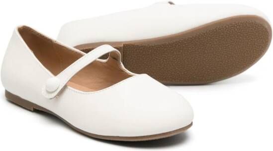 Age of Innocence Elin leather ballerina shoes Neutrals