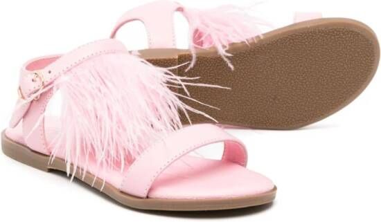 Age of Innocence Elle leather sandals Pink