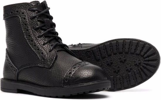 Age of Innocence Gents lace-up leather ankle boots Black