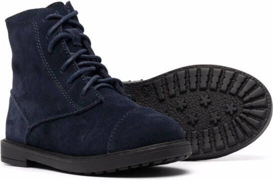 Age of Innocence Gents lace-up suede ankle boots Blue