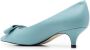 Age of Innocence Jacqueline 50mm bow-embellished pumps Blue - Thumbnail 3