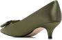 Age of Innocence Jacqueline 50mm bow-embellished pumps Green - Thumbnail 3