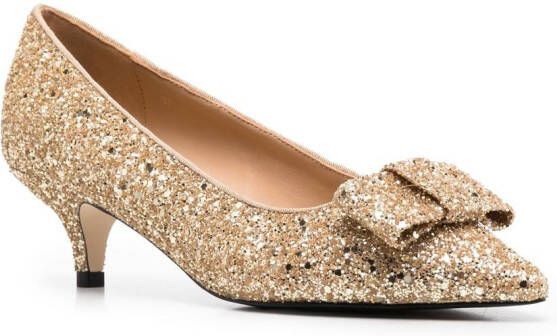 Age of Innocence Jacqueline glitter pumps Gold