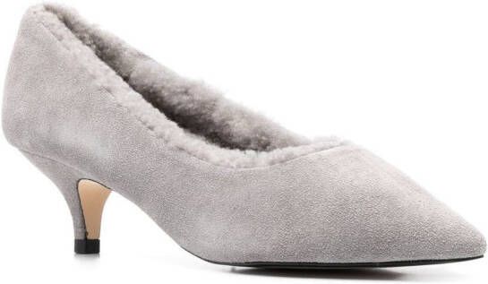 Age of Innocence Juliette 50mm pointed-toe pumps Grey