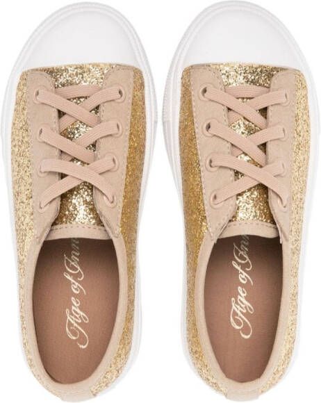 Age of Innocence Mabel glitter sneakers Gold
