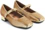 Age of Innocence Michelle sequin-embellished ballerina shoes Gold - Thumbnail 4