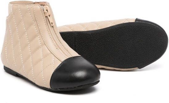 Age of Innocence Nicole quilted boots Neutrals