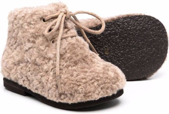 Age of Innocence Teddy Jane faux-fur ankle boots Neutrals