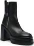 AGL 120mm zip-up leather boots Black - Thumbnail 2
