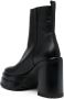 AGL 120mm zip-up leather boots Black - Thumbnail 3