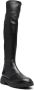 AGL 40mm leather knee boots Black - Thumbnail 2