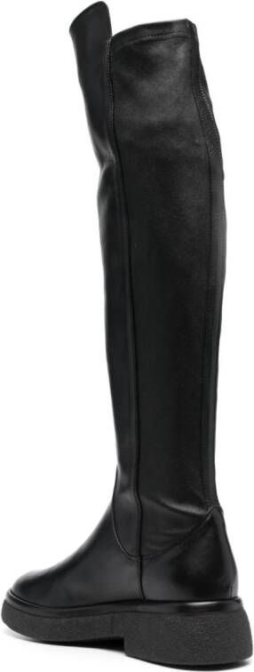 AGL 40mm leather knee boots Black