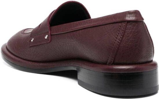 AGL Alison 30mm leather loafers Red