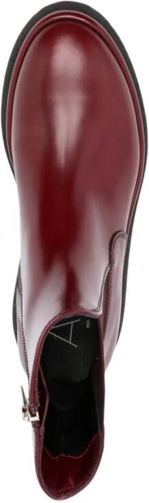 AGL Alison R Beat leather boots Red