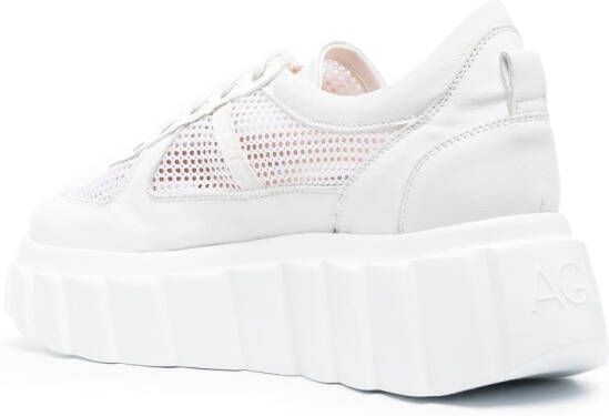 AGL Blondie mesh low-top sneakers White