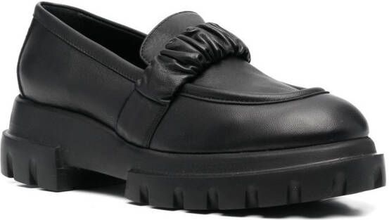 AGL Celeste chunky-sole loafers Black