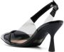 AGL Crystal Ide 85mm leather sandals Black - Thumbnail 3