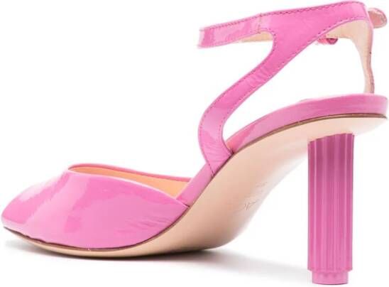 AGL Dorica 65mm leather sandals Pink