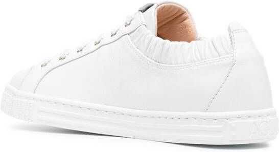 AGL elasticated ankle low-top sneakers White