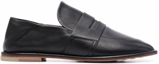 AGL folding heel loafers Black