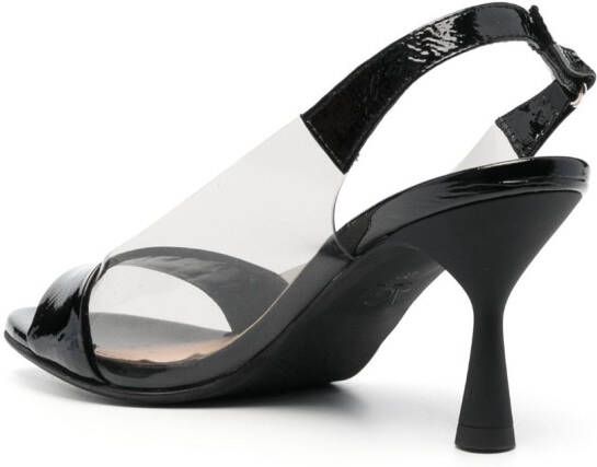 AGL Francesca leather sandals Black