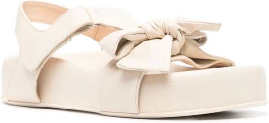 AGL Jane bow-detail sandals Neutrals
