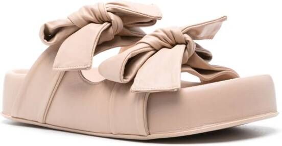 AGL Jane bow-detail sandals Pink