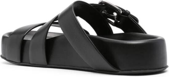 AGL Jane leather sandals Black