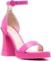 AGL Janis 110mm leather sandals Pink - Thumbnail 2