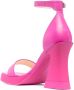 AGL Janis 110mm leather sandals Pink - Thumbnail 3