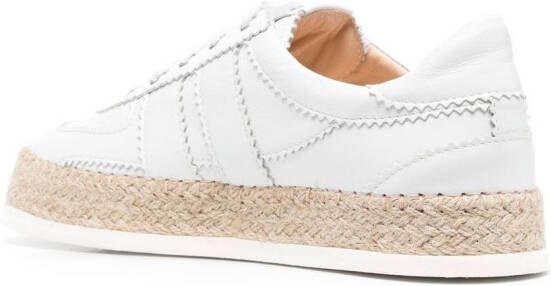 AGL lace-up low-top sneakers White