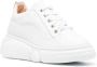 AGL leather chunky sneaker White - Thumbnail 2