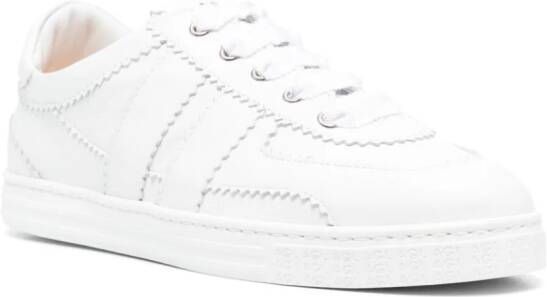 AGL Leda leather sneakers White