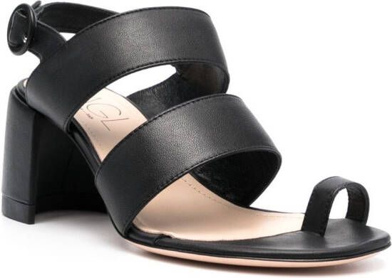 AGL Lunar 65mm heeled sandals Black