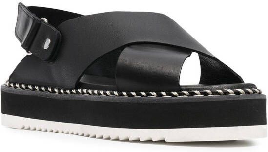 AGL Marta criss-cross sandals Black