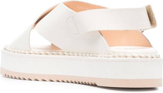 AGL Marta criss-cross sandals White