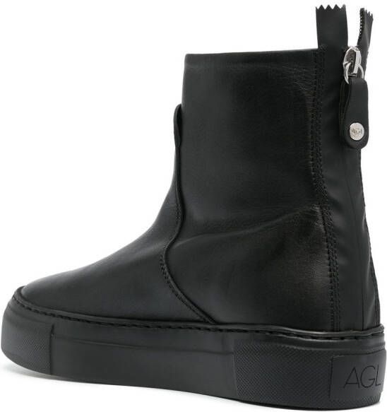 AGL Meghan leather ankle boots Black