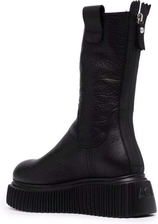 AGL Milagros platform boots Black