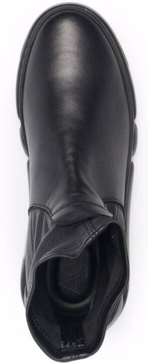 AGL Miledy ankle leather boots Black