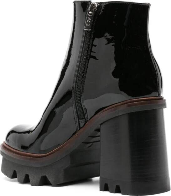 AGL Moon 120mm leather ankle boots Black