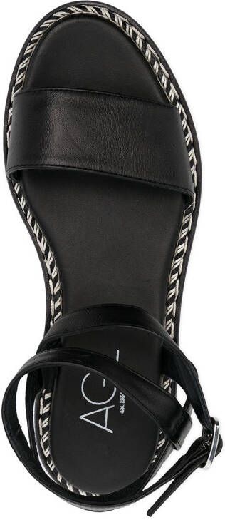 AGL Myrte flatform sandal Black