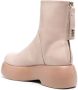 AGL Nancy rear zip-fastening boots Neutrals - Thumbnail 3