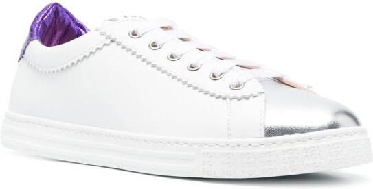 AGL panelled low-top sneakers White