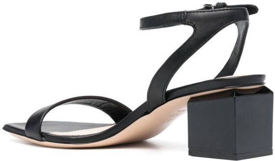 AGL patent-leather sandals Black
