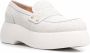 AGL perforated-design platform loafers White - Thumbnail 2